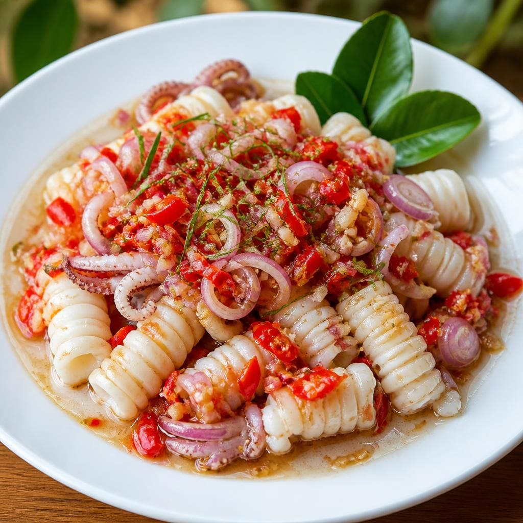 Cumi Sambal Matah dari Sate Khas Senayan